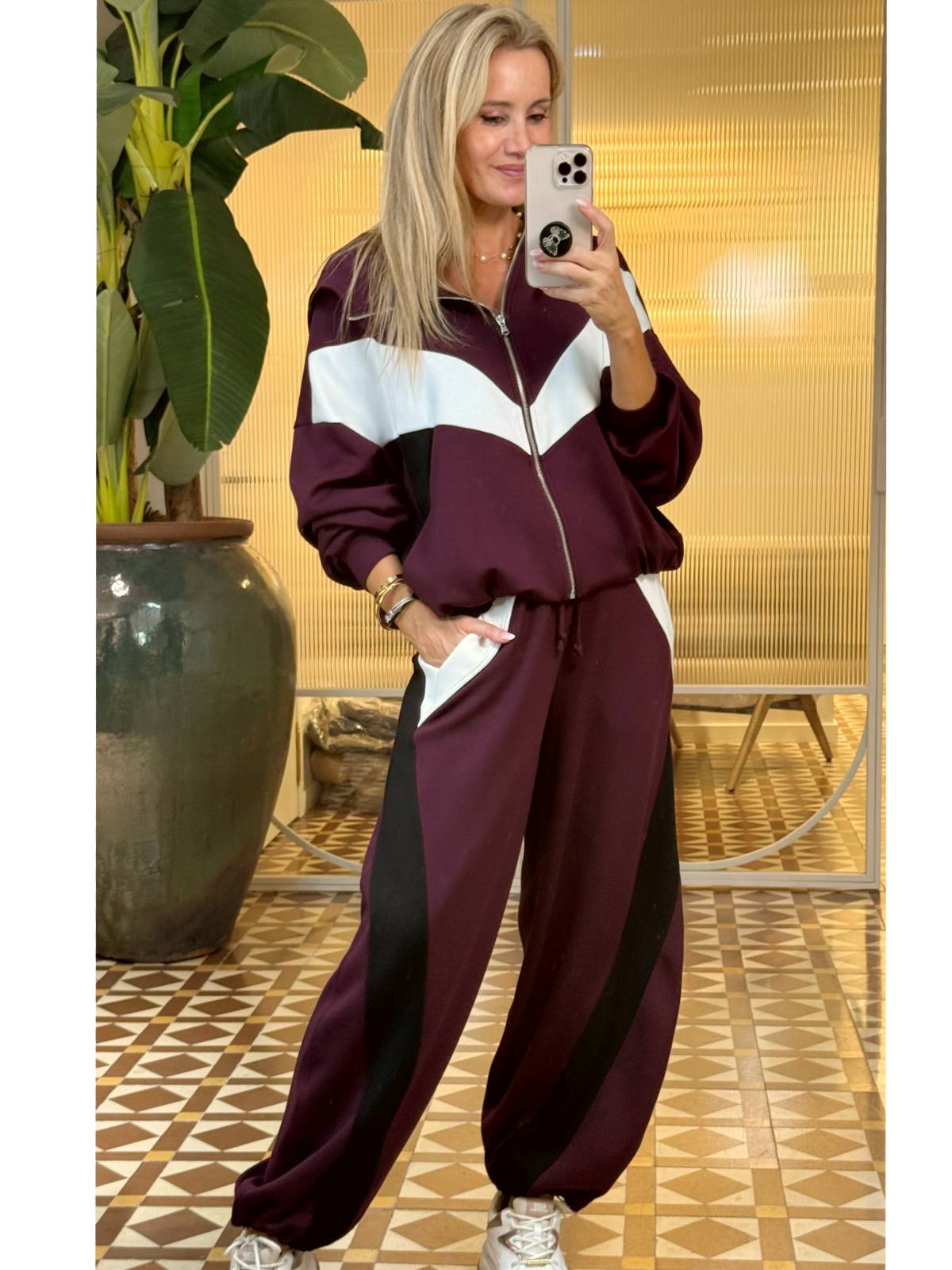 SUDADERA ALIANOR BURDEOS