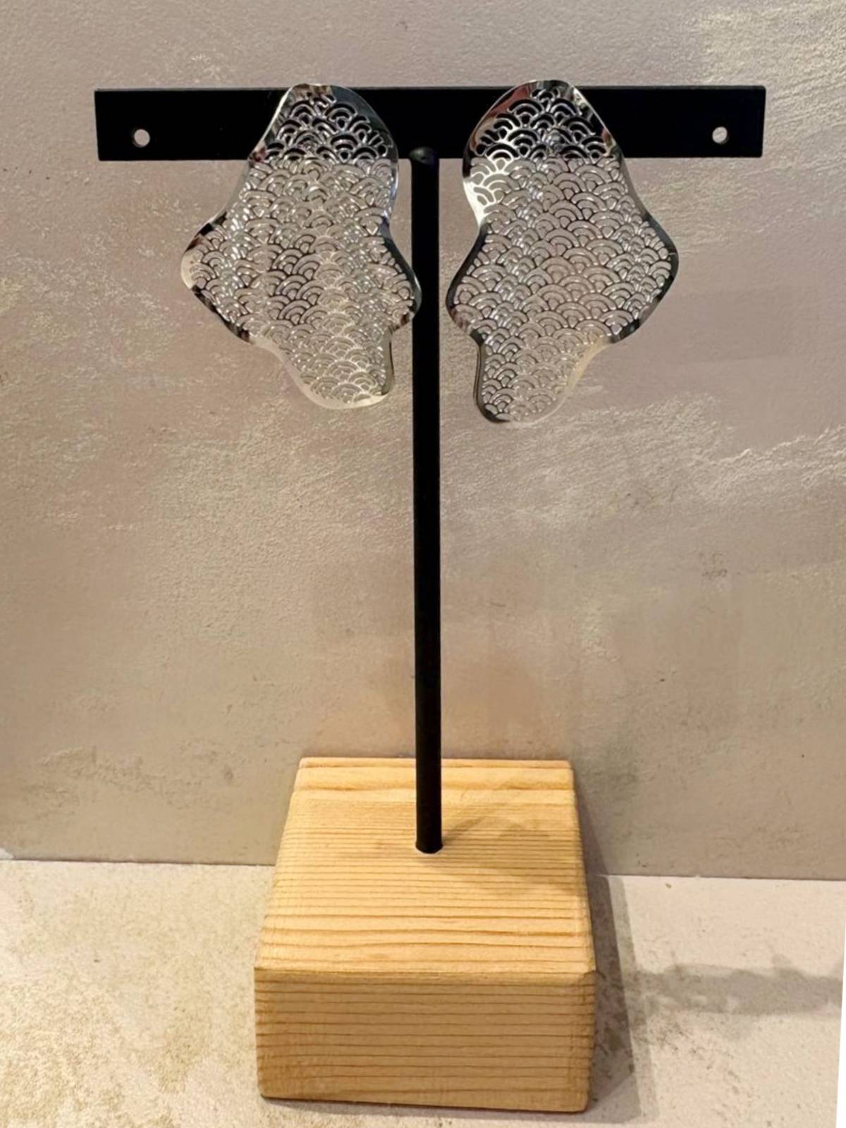 BOUCLES D'OREILLES ALINA ARGENTÉES