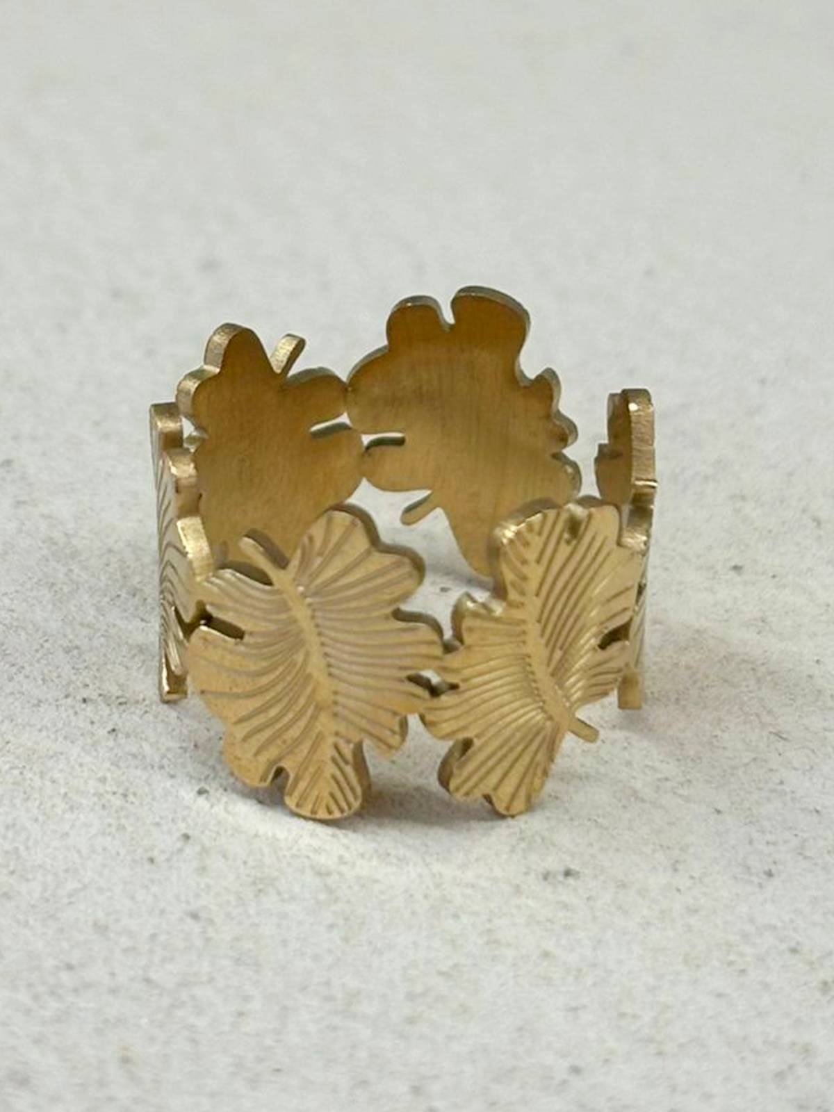 GOLD LEAF RING