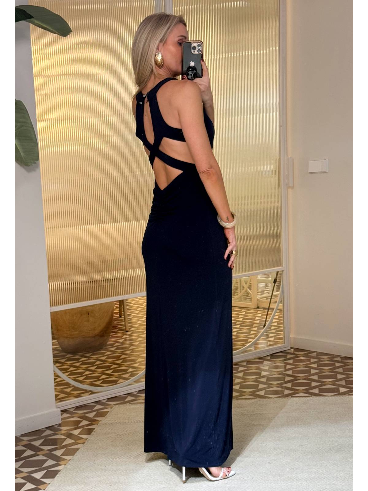 VESTIDO AZUL ARANBURU