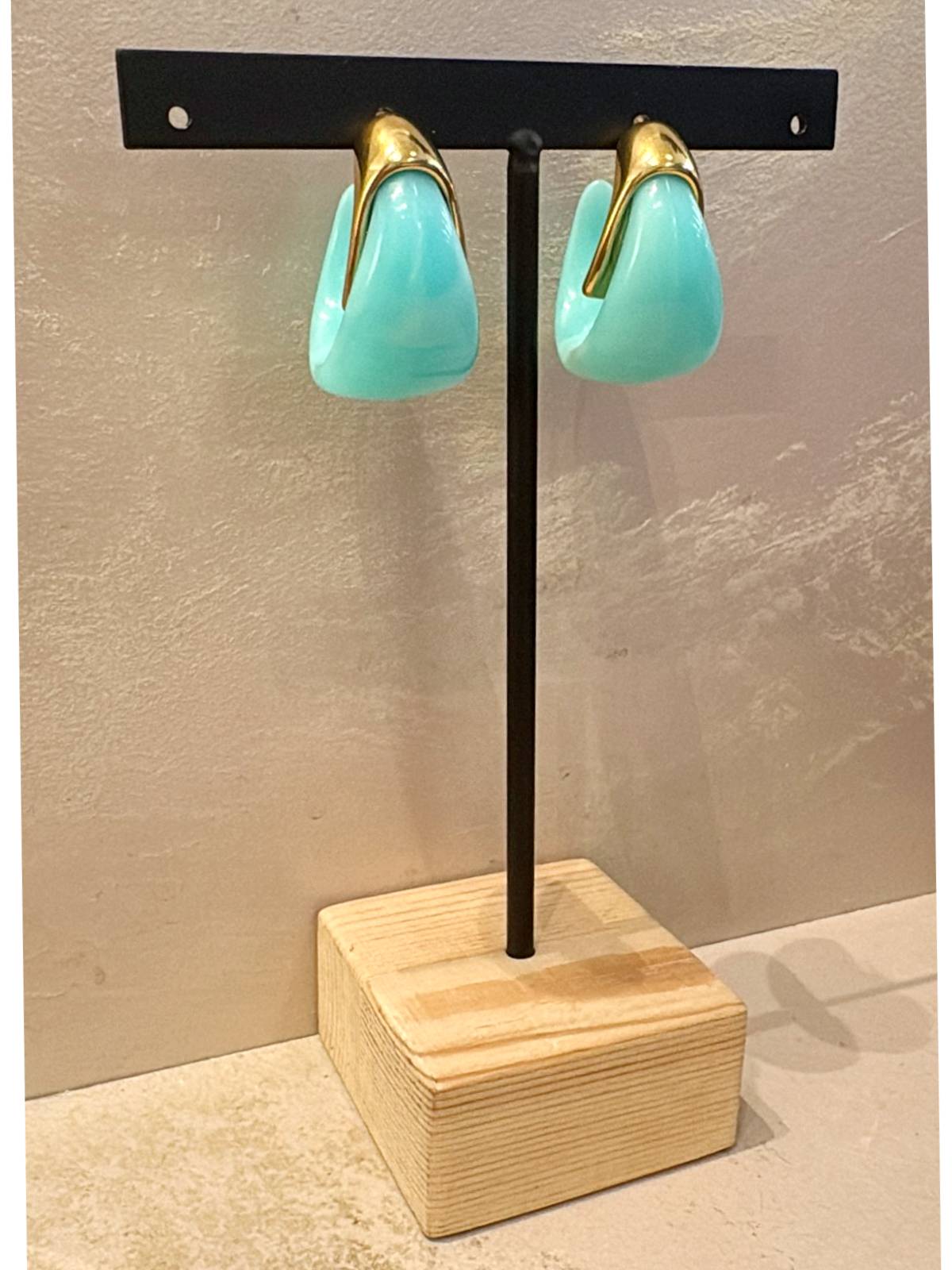 PENDIENTES AROA AZUL
