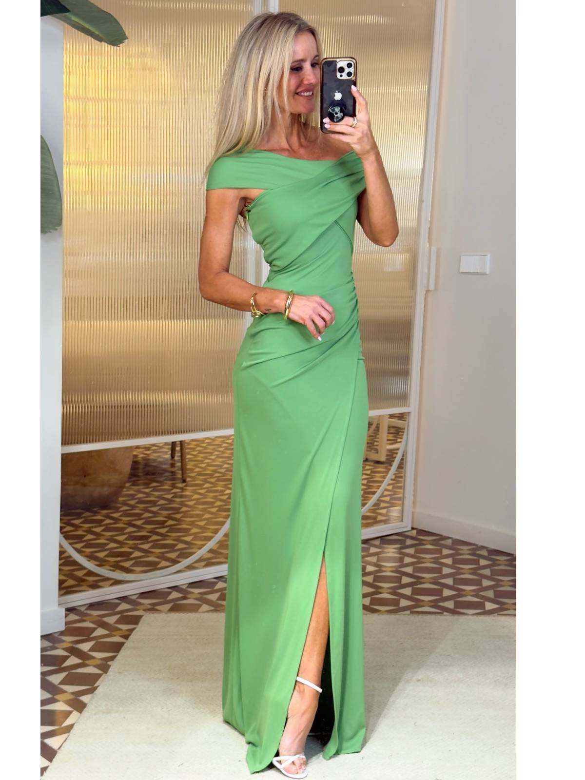VESTIDO AYMARA VERDE