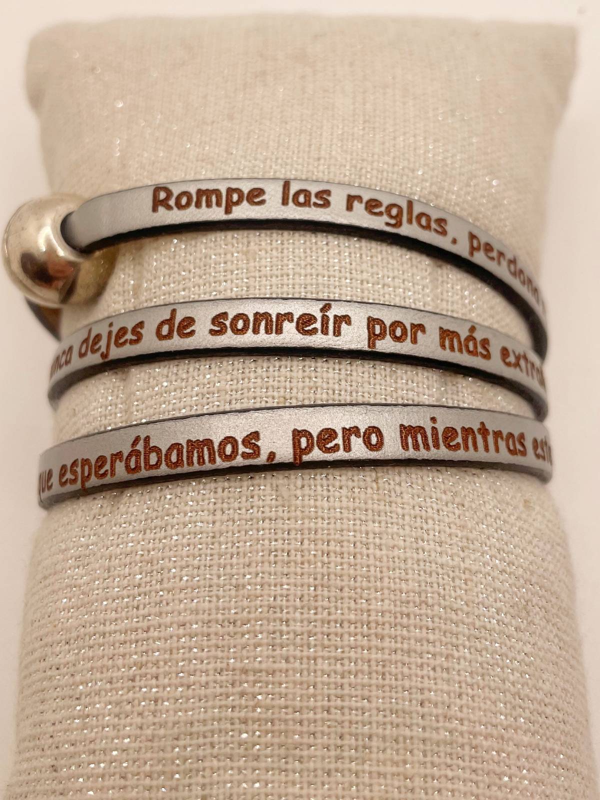 PULSERA "BAILEMOS" PLATA