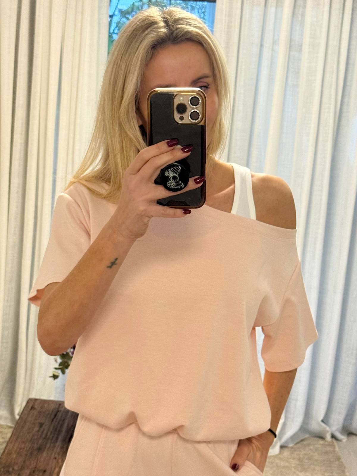 CAMISETA BINARI ROSA