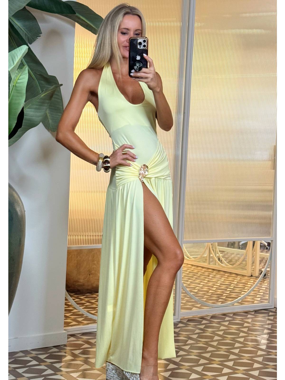 VESTIDO BRUNA AMARILLO