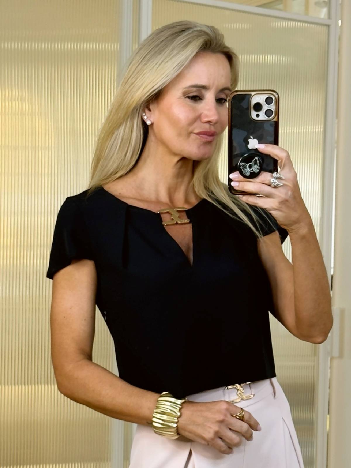 TOP CAPUCINE BLACK