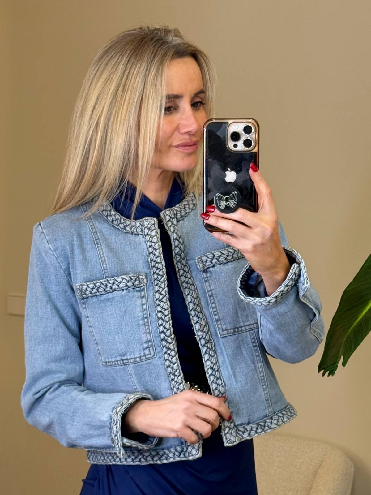 CHAQUETA TRENZA