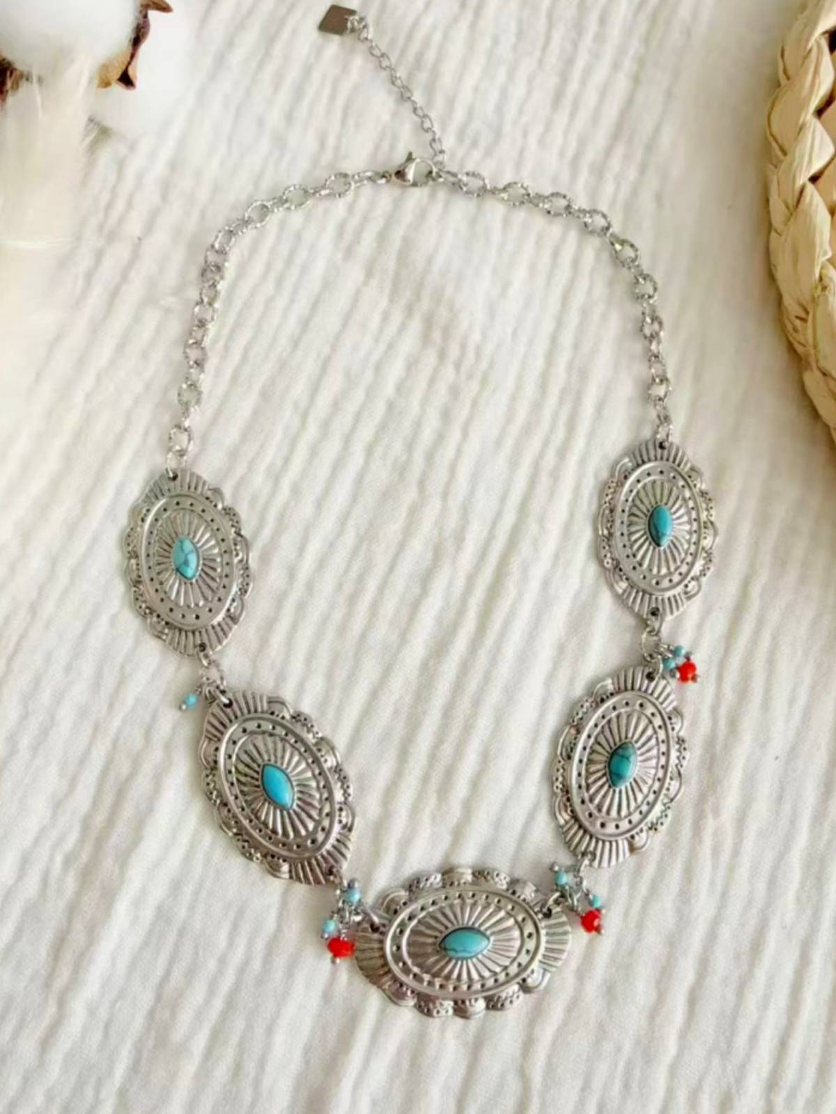 COLAR CHIQUE DE TURQUESA