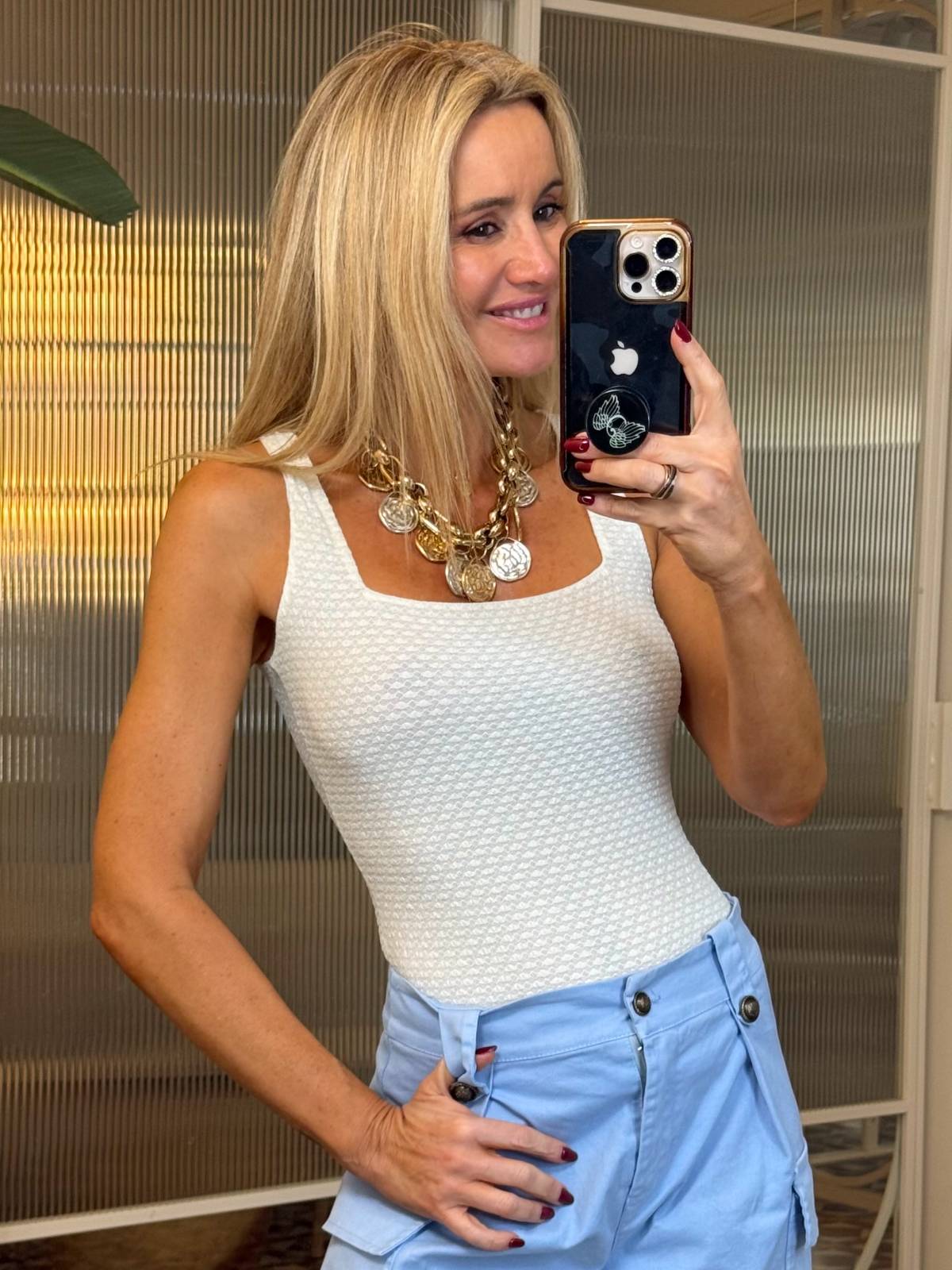 TOP CHLOE WHITE