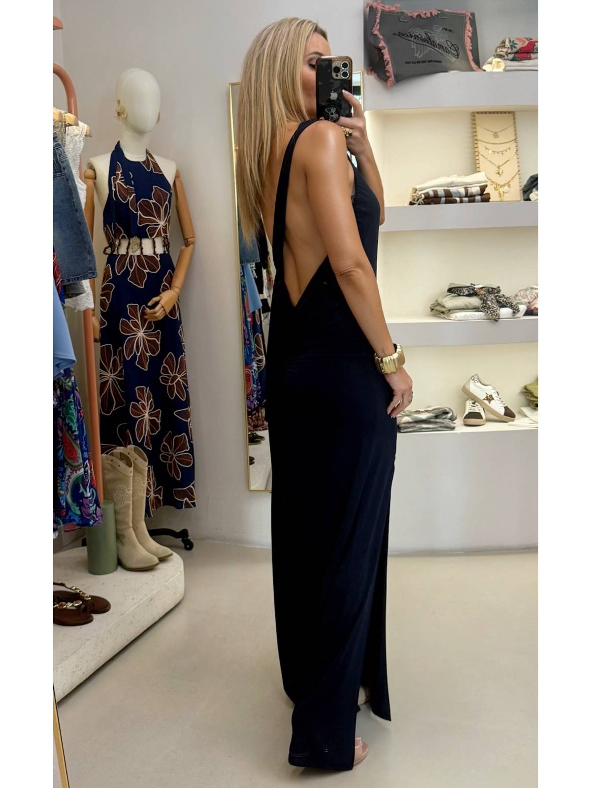 VESTIDO VERGARA NAVY
