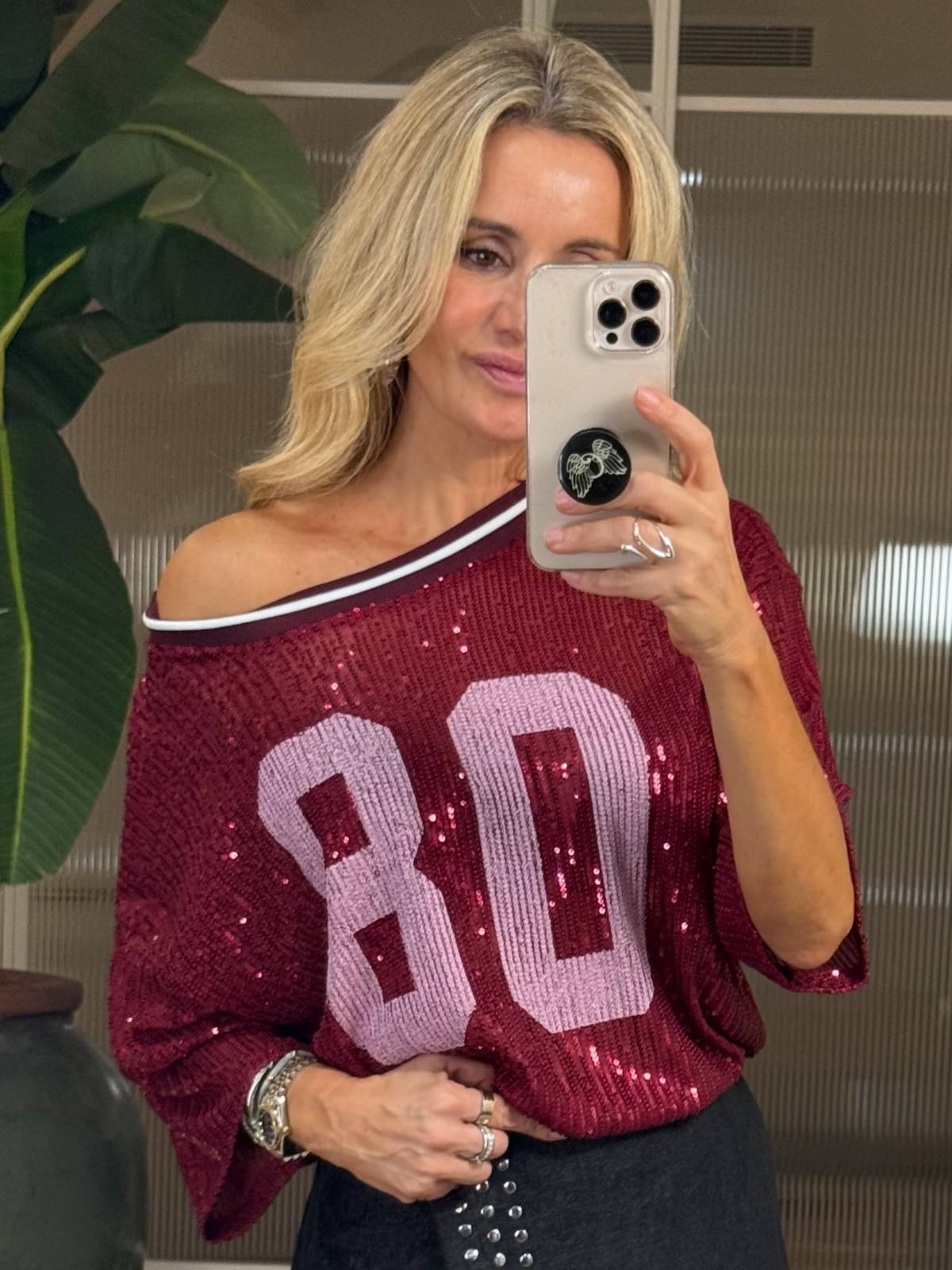CAMISETA DILAUREN BURDEOS
