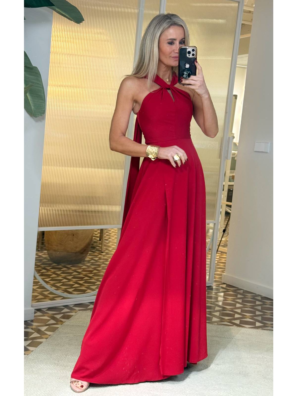 VESTIDO VERMELHO GALDORA