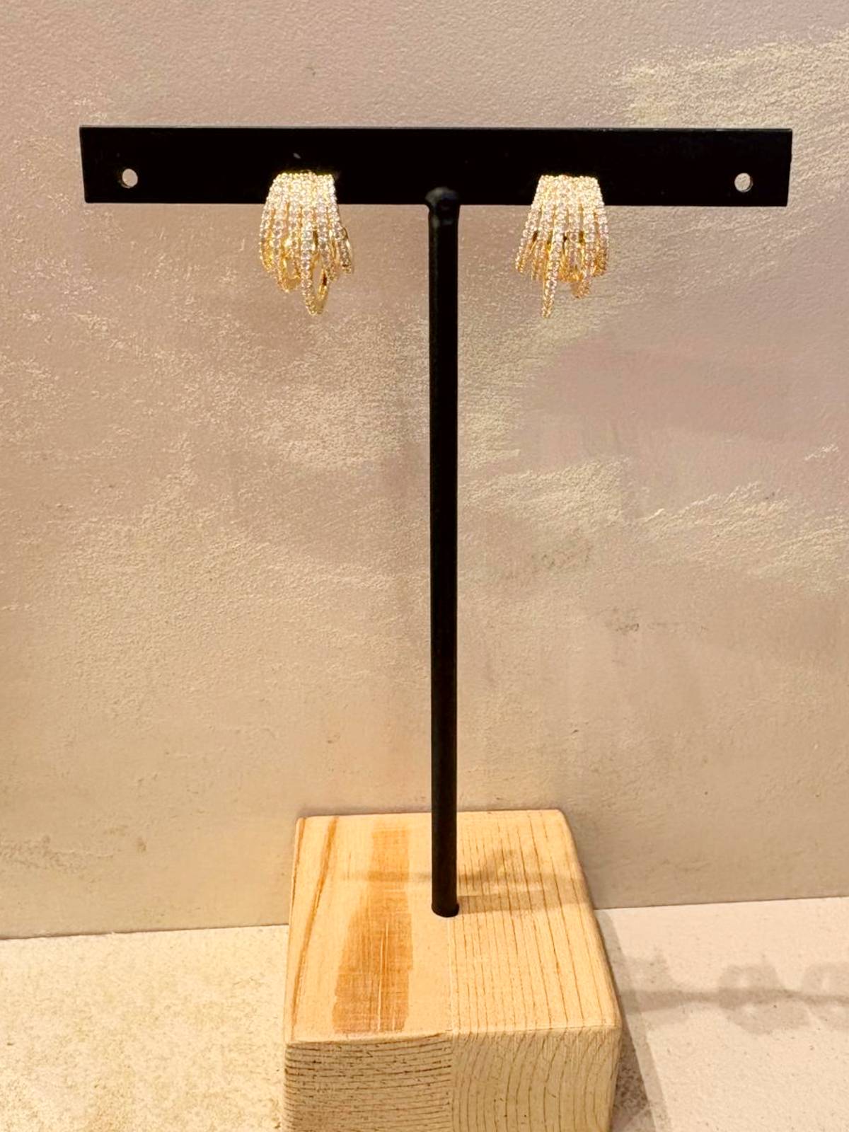 PENDIENTES GLOW DORADO