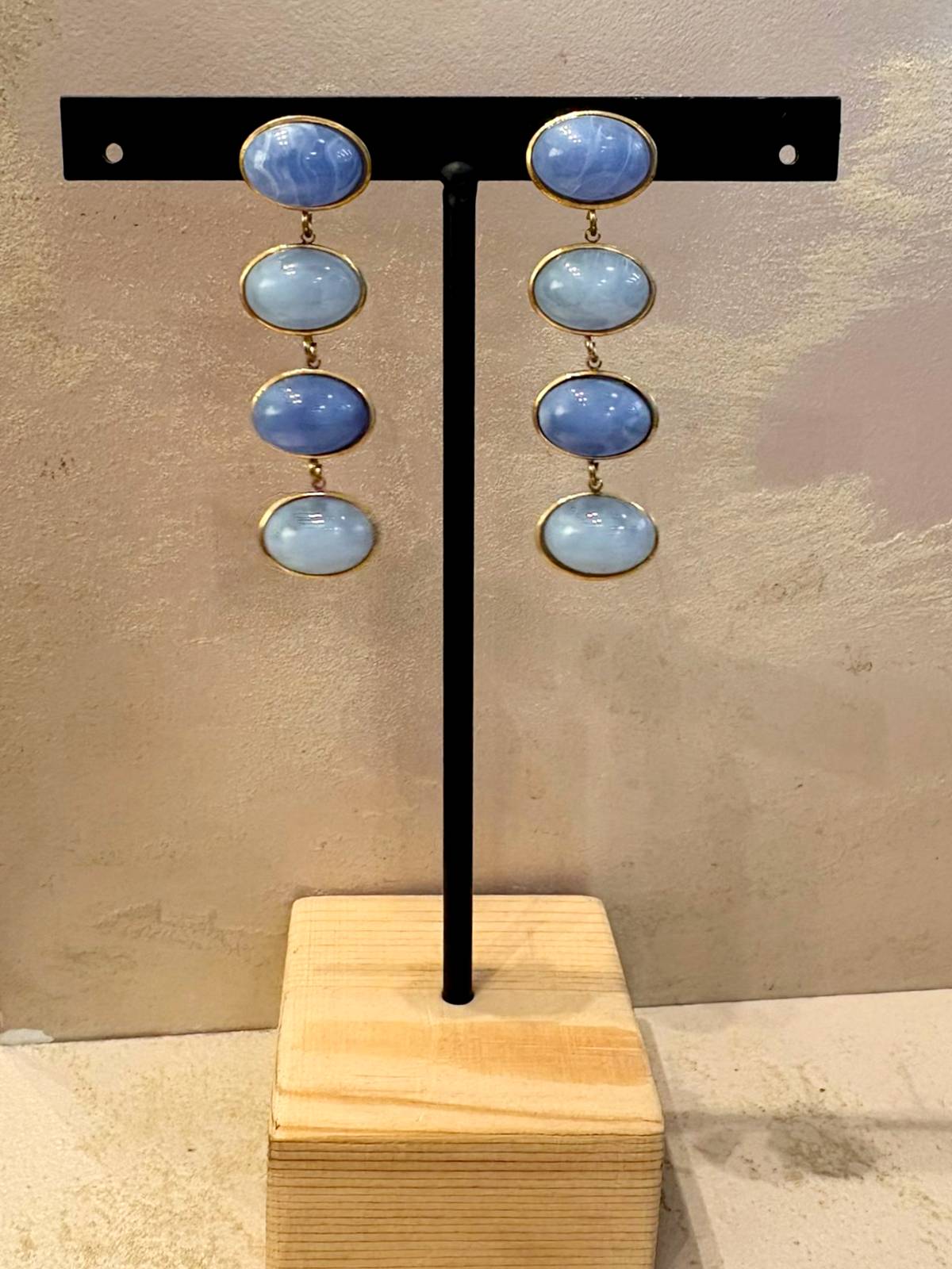 PENDIENTES KANE AZUL