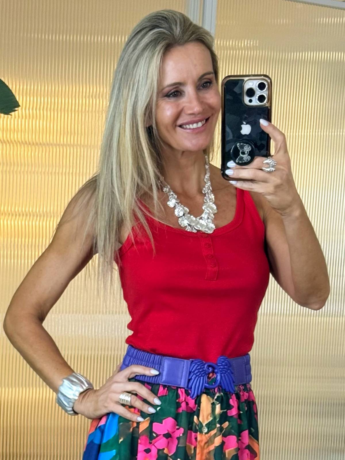 TOP LEONIE ROJO