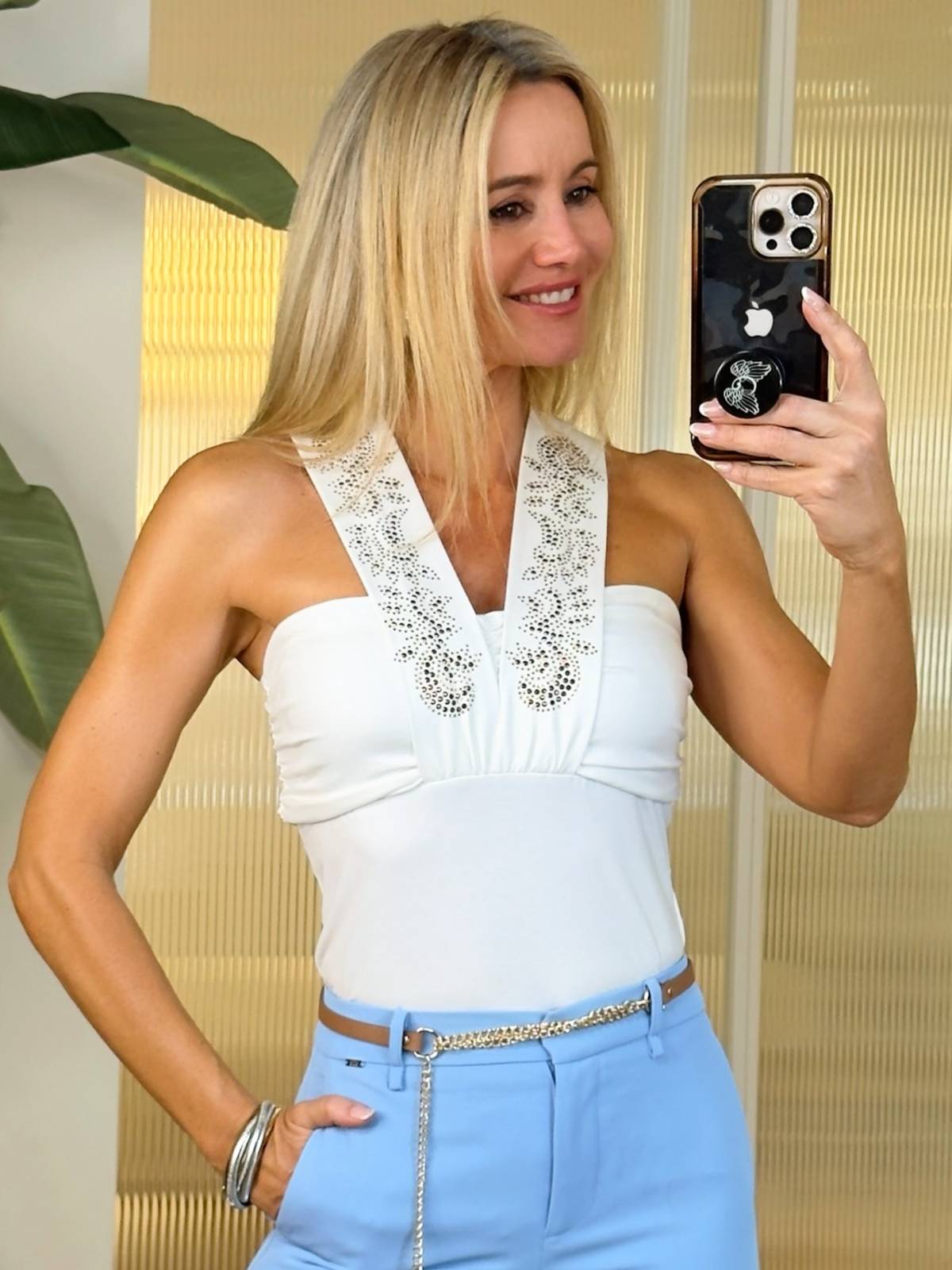 Body branco Levi's