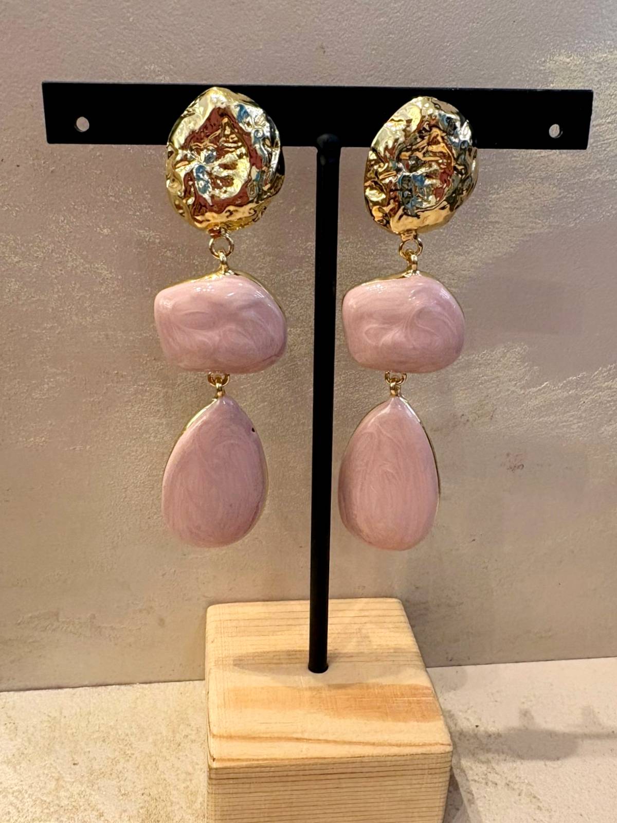 PENDIENTES OBLAK ROSA