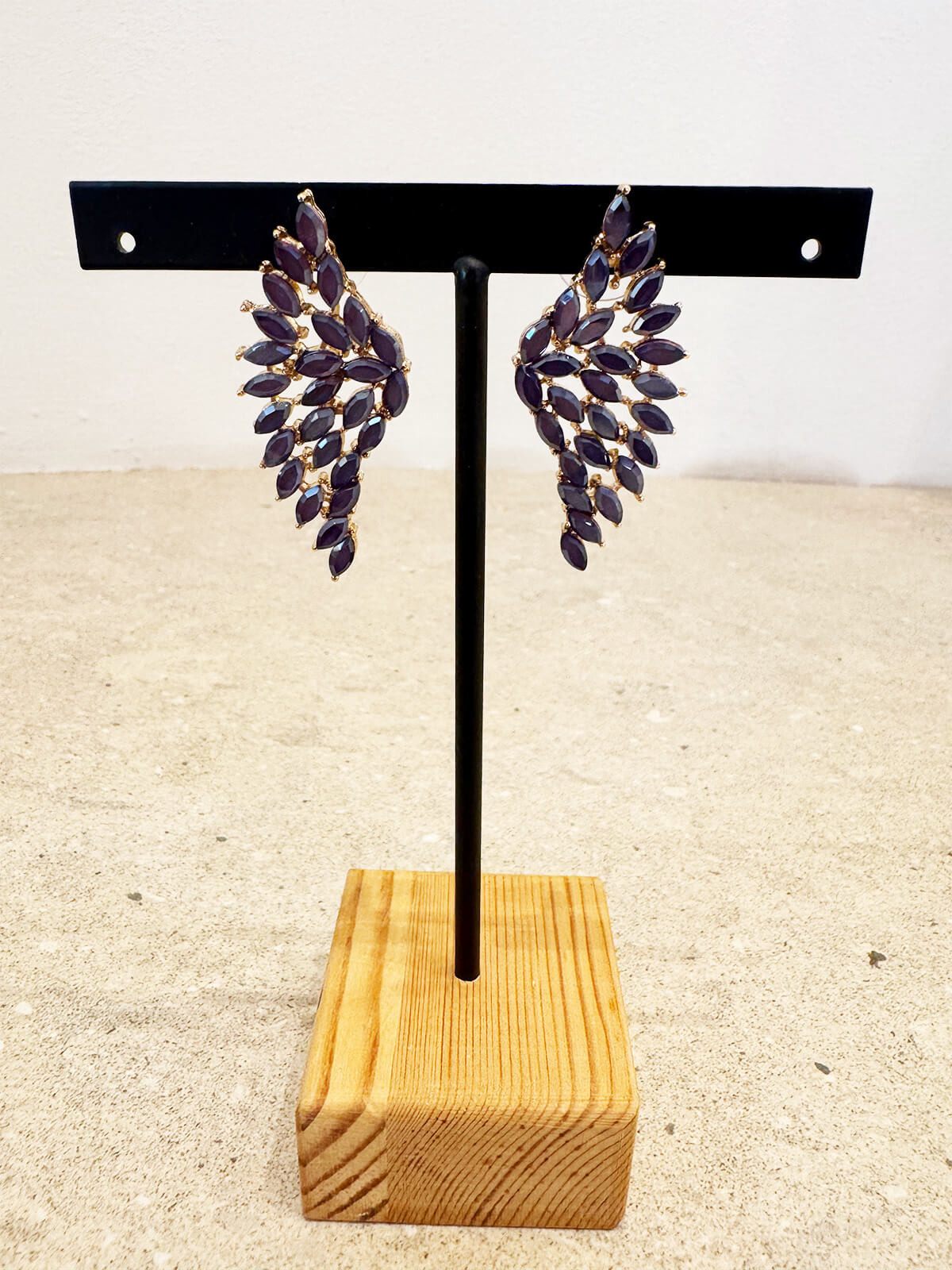 BOUCLES D'OREILLES AMARI VIOLETTES