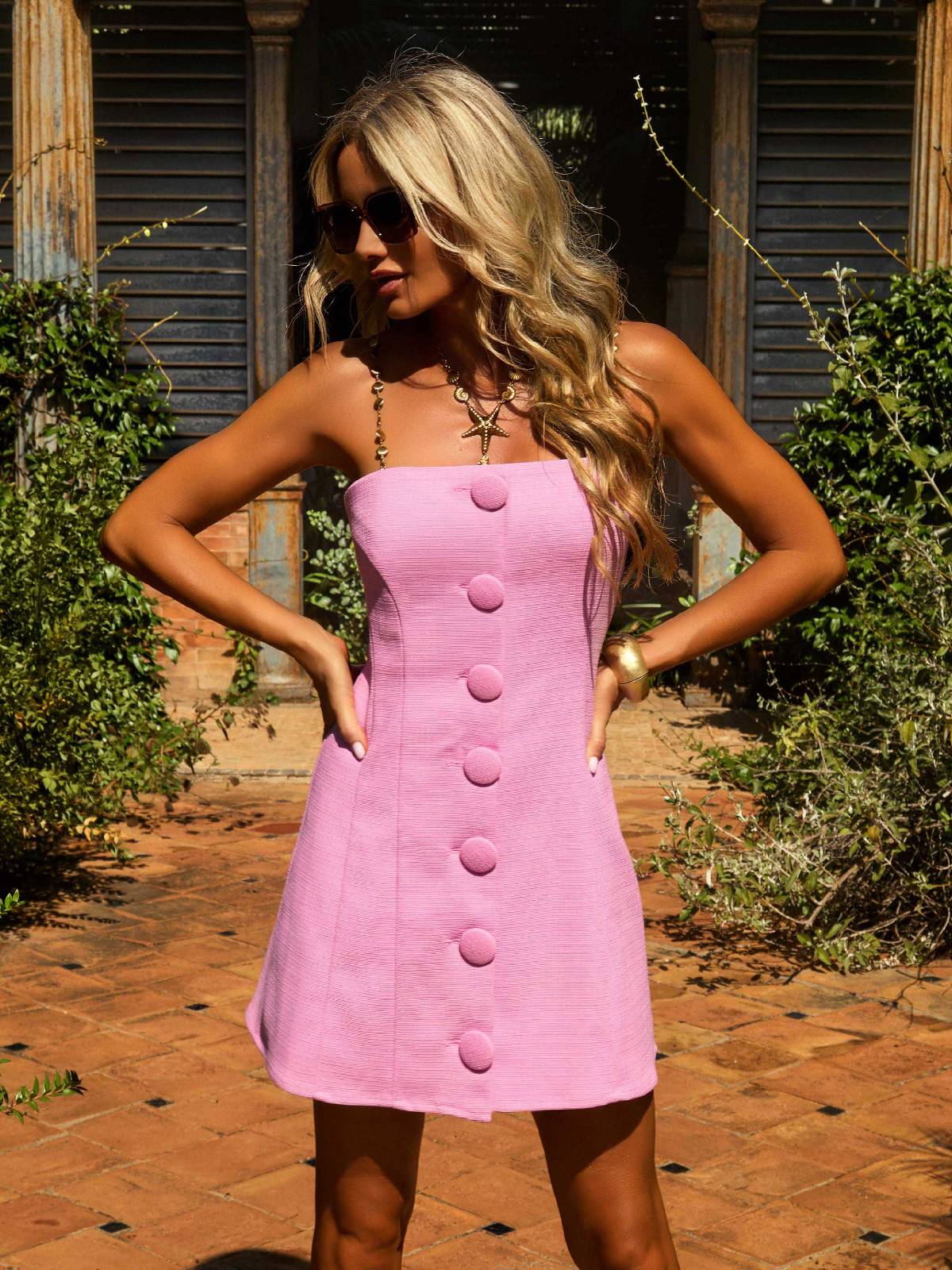 VESTIDO PINZÓN CAMALEÓNICA