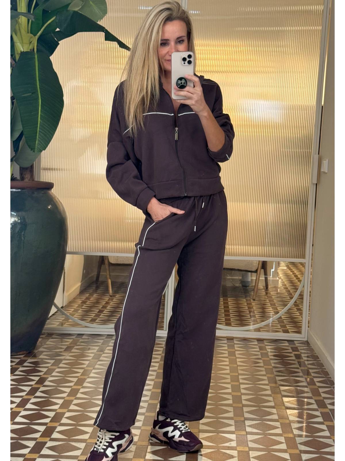 CONJUNTO RANDY MARRON