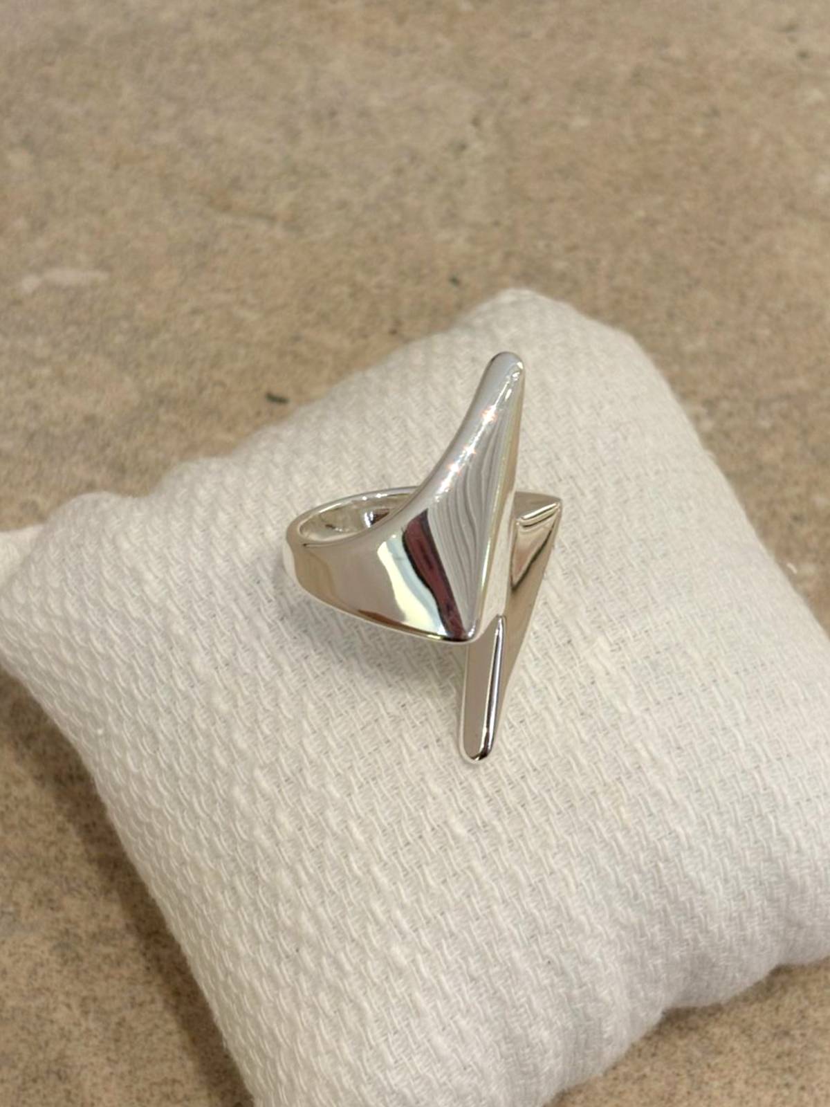 ANILLO RAYO PLATA