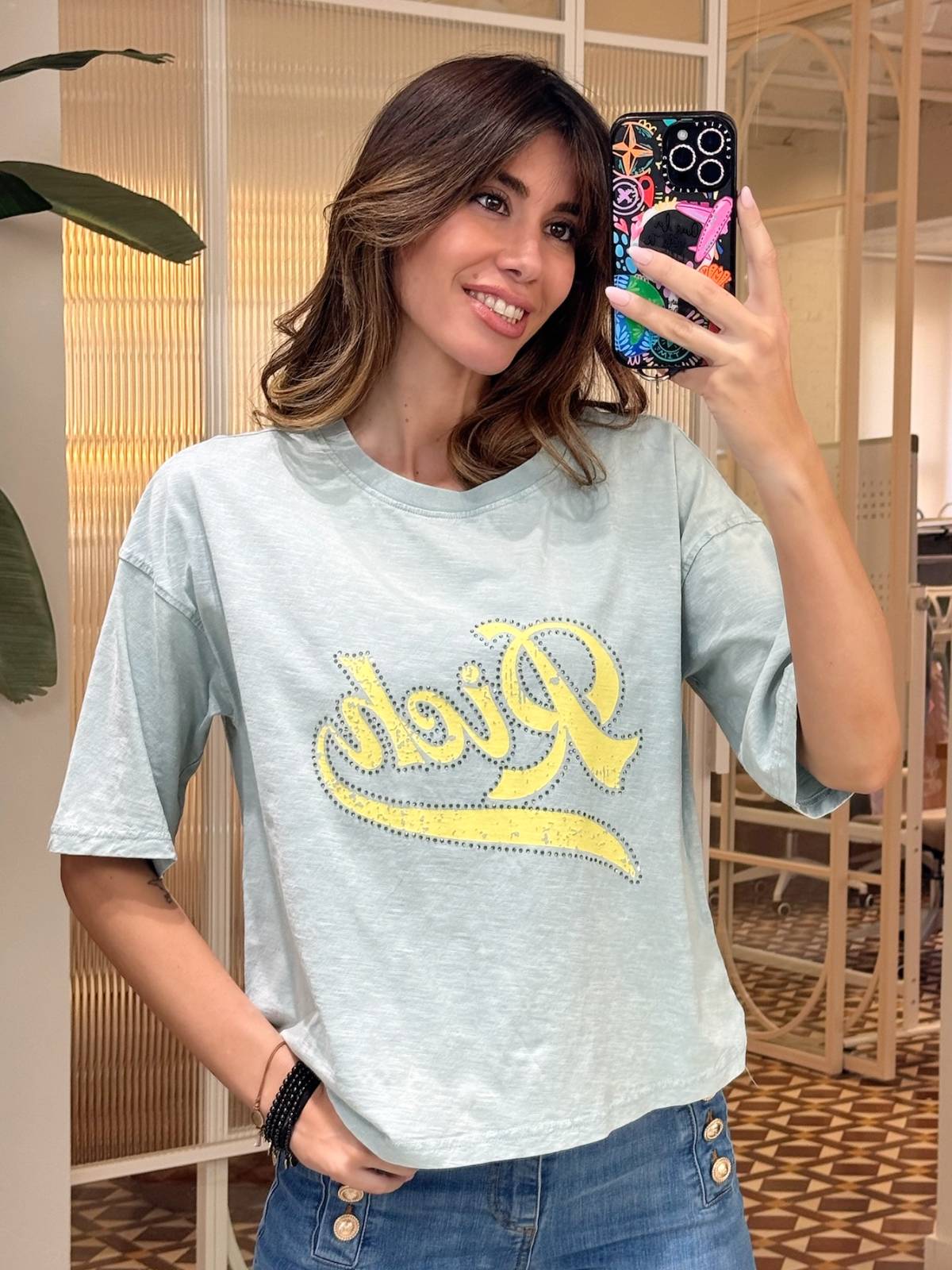 CAMISETA RICH AZUL