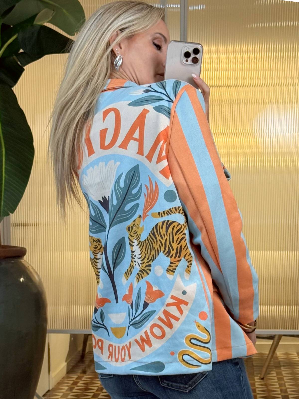 BLAZER SELVA AZUL NARANJA