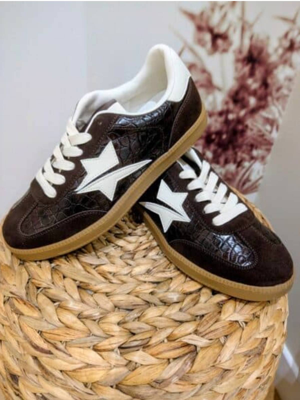 SNEAKER SHANK MARRON