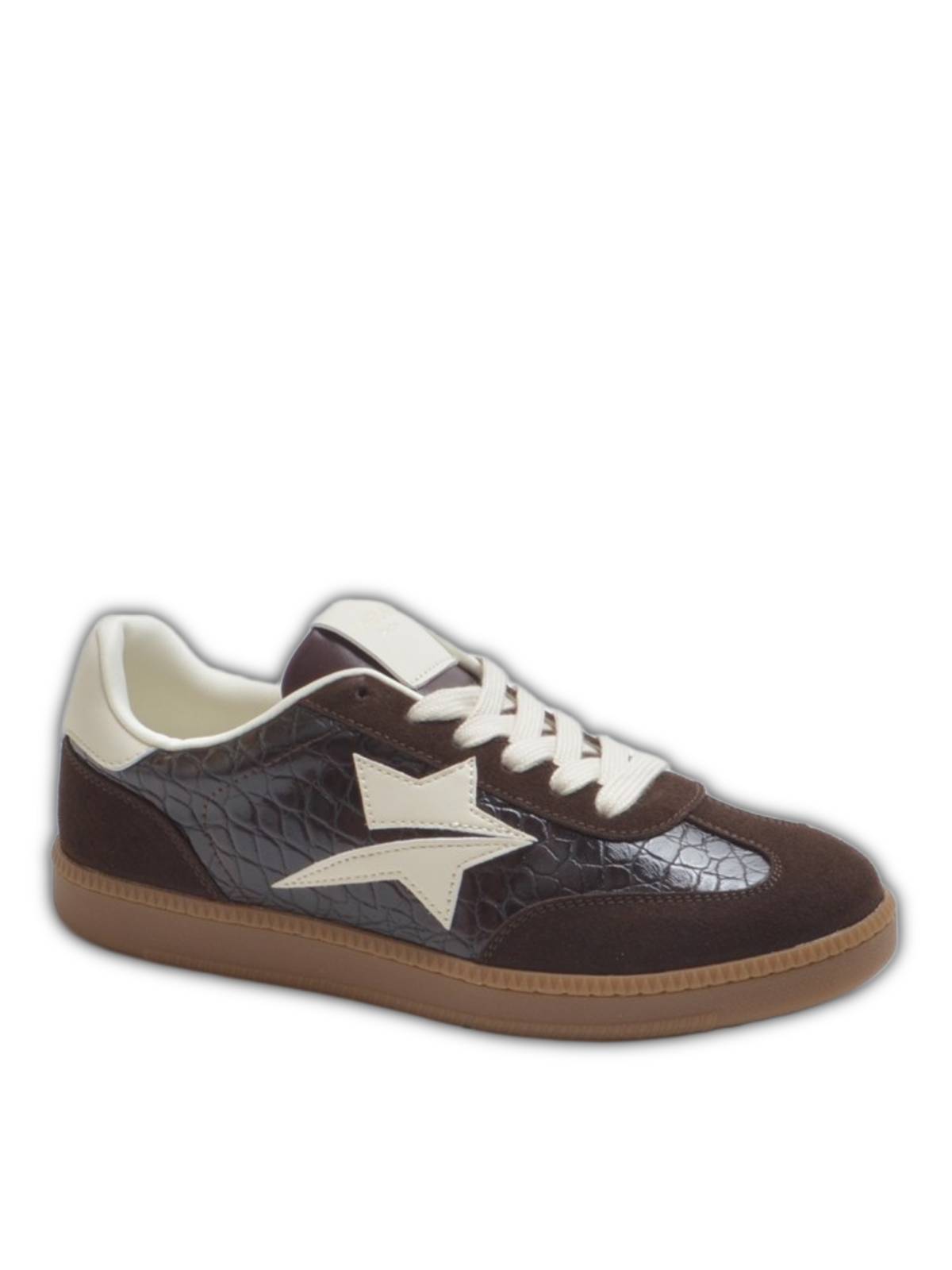 SNEAKER SHANK MARRON