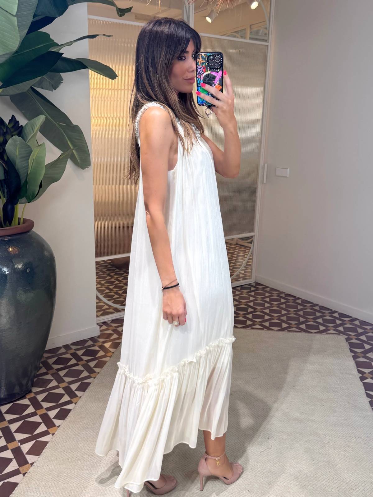 ROBE BLANCHE SHONA