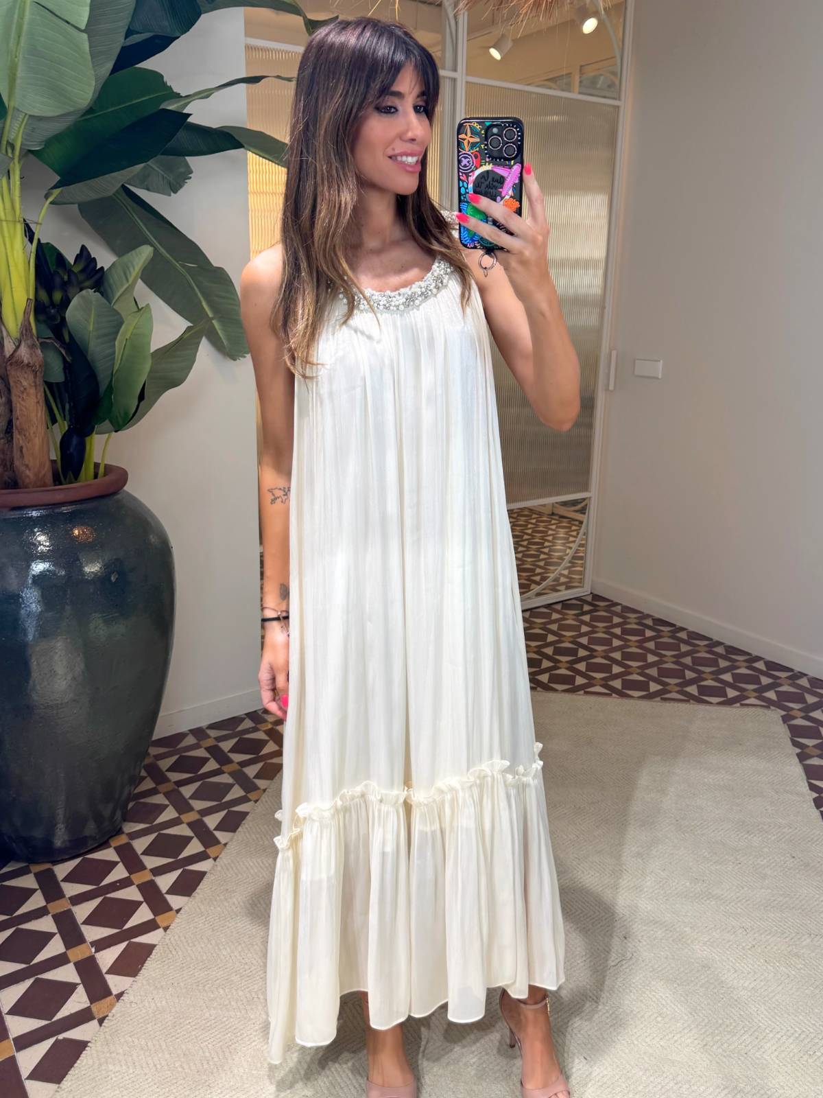 ROBE BLANCHE SHONA