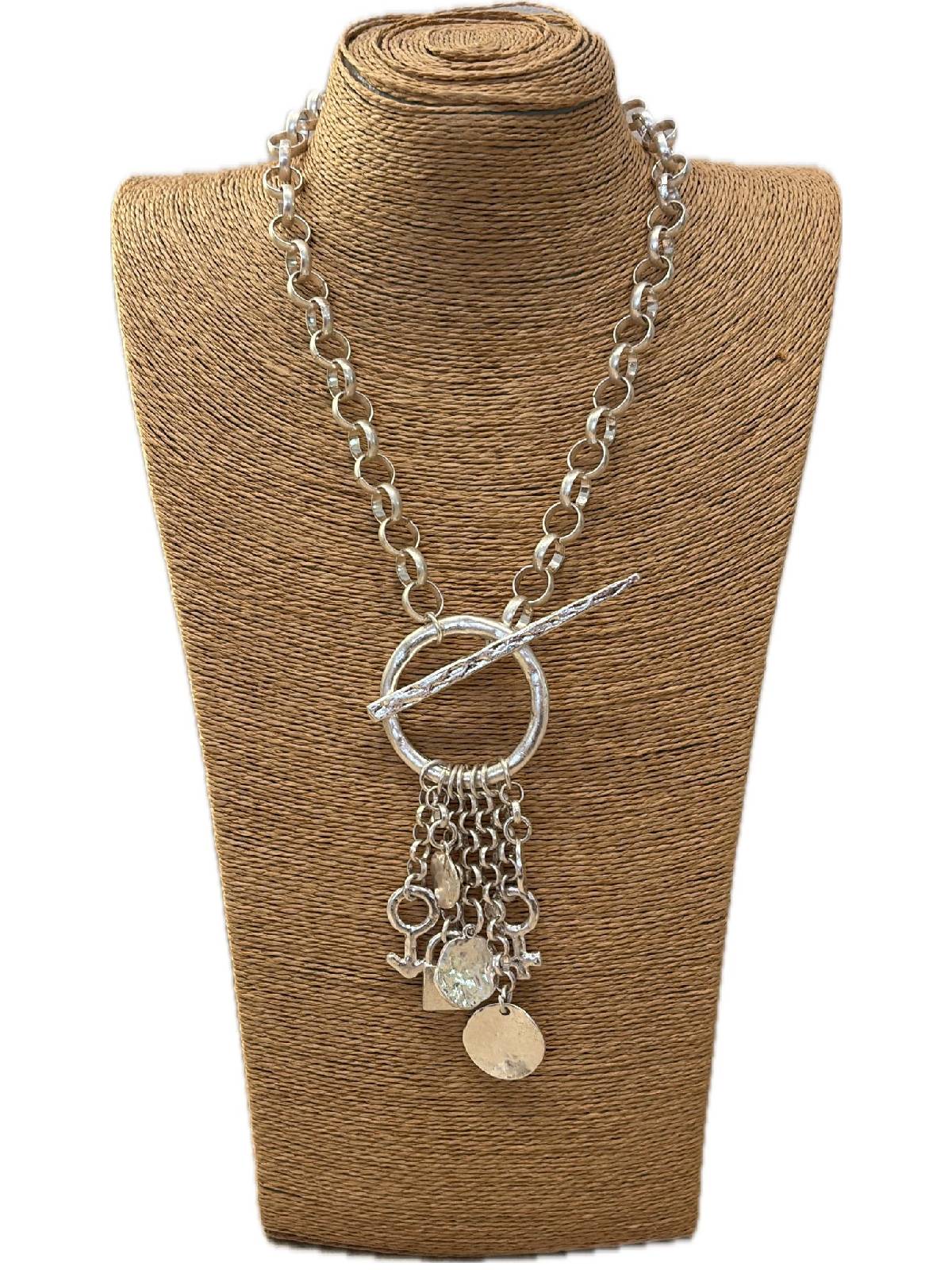 COLLAR SIGN PLATA