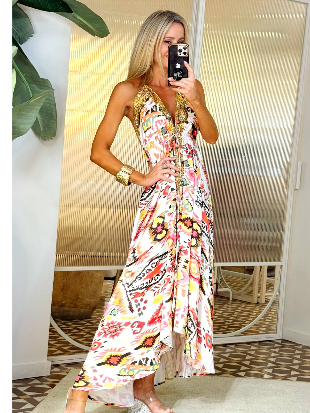 VESTIDO STROKE BEIGE