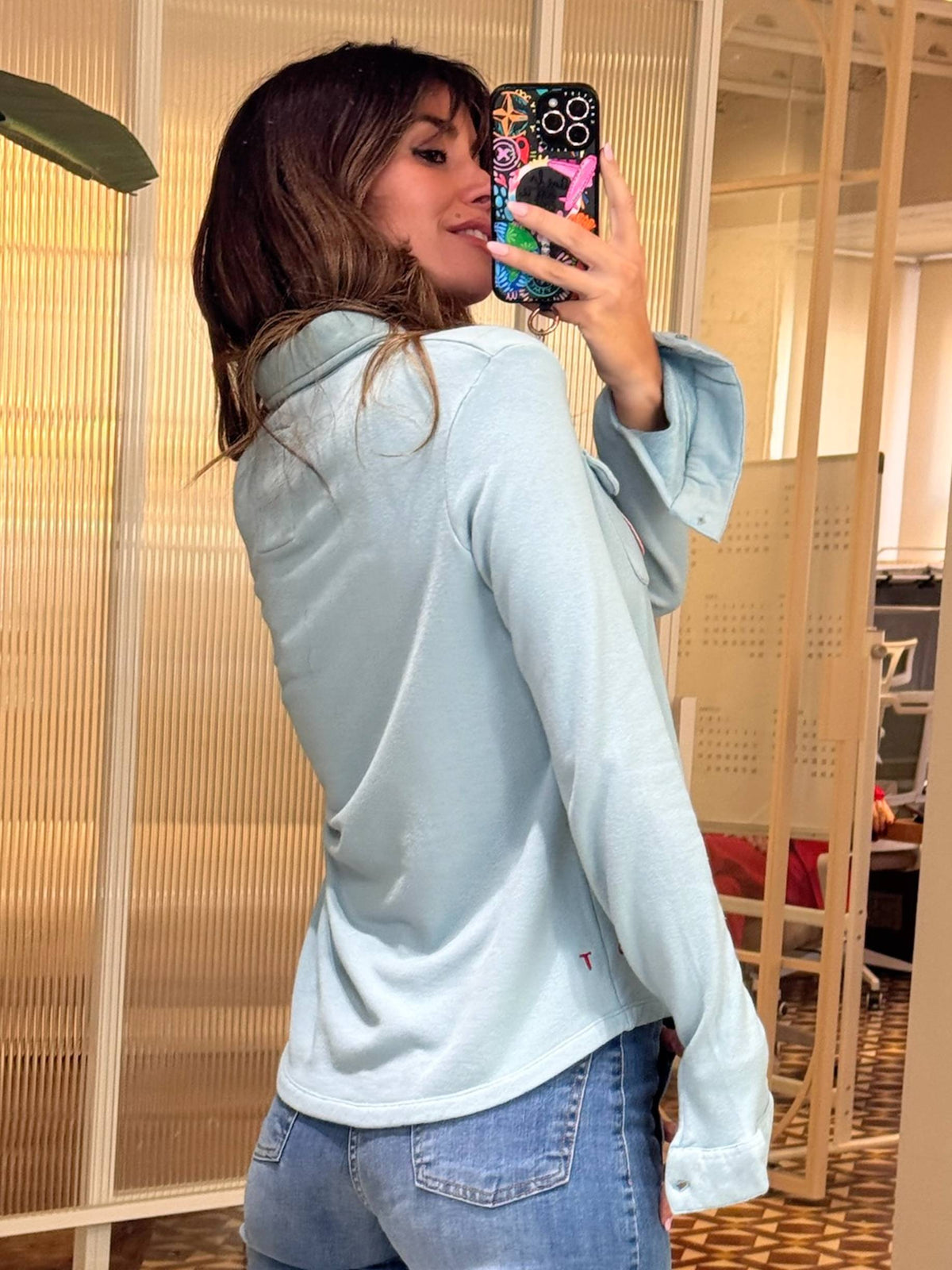 TESS CHEMISE BLEUE