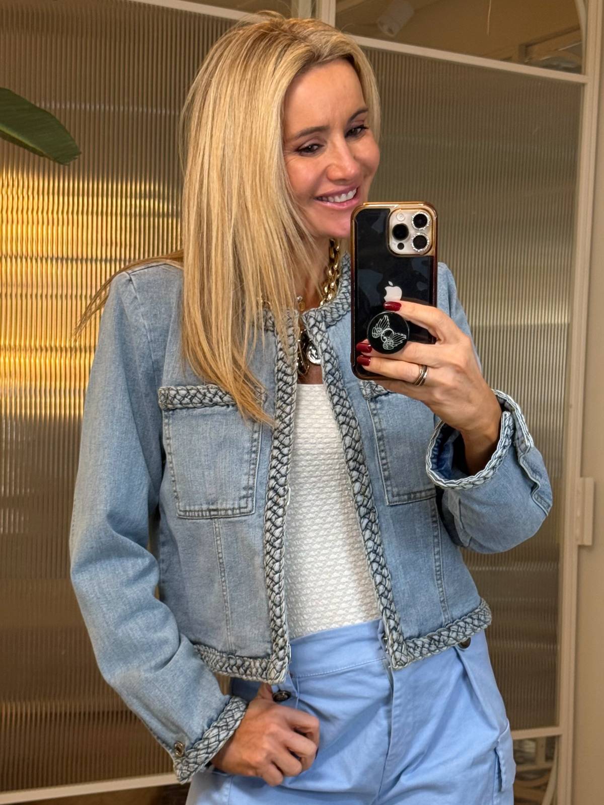 CHAQUETA TRENZA