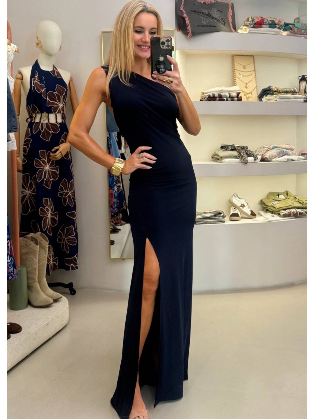 VESTIDO VERGARA NAVY