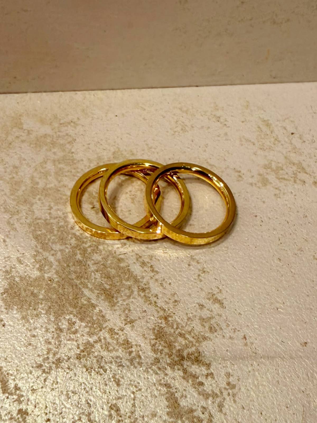 ANILLOS VEUL DORADO