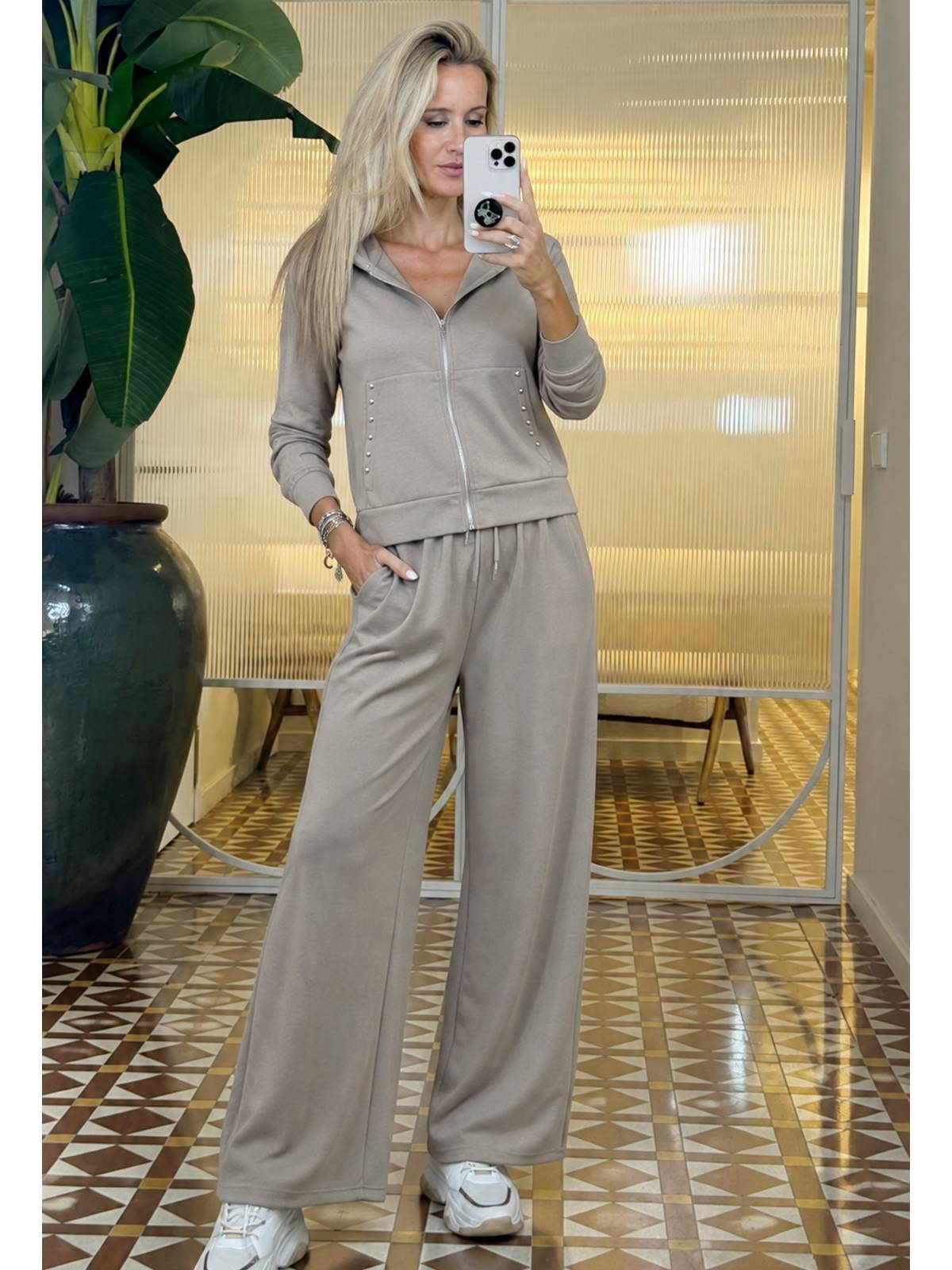 CONJUNTO ZENDA TAUPE