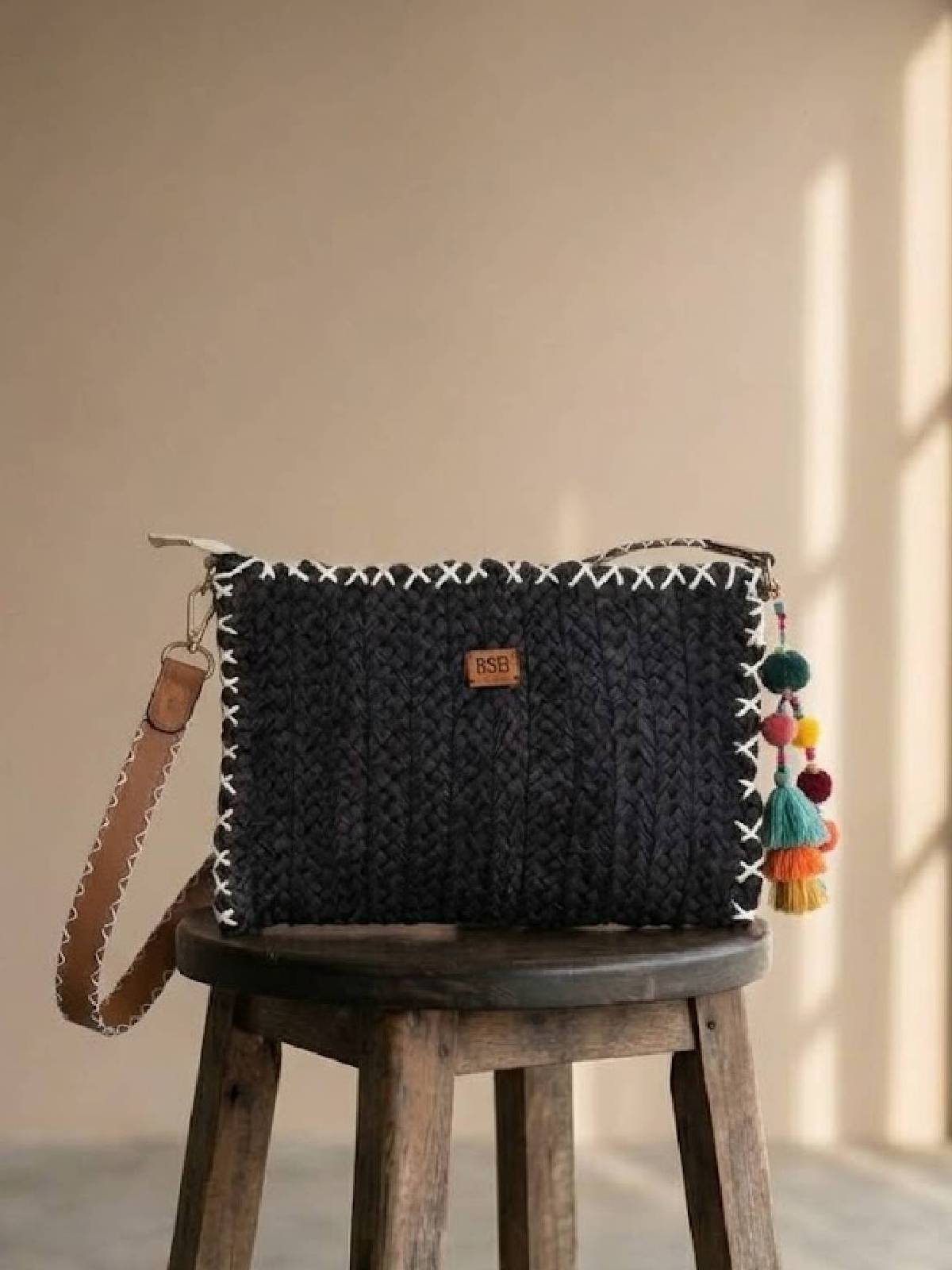 BOLSO AZTECA NEGRO