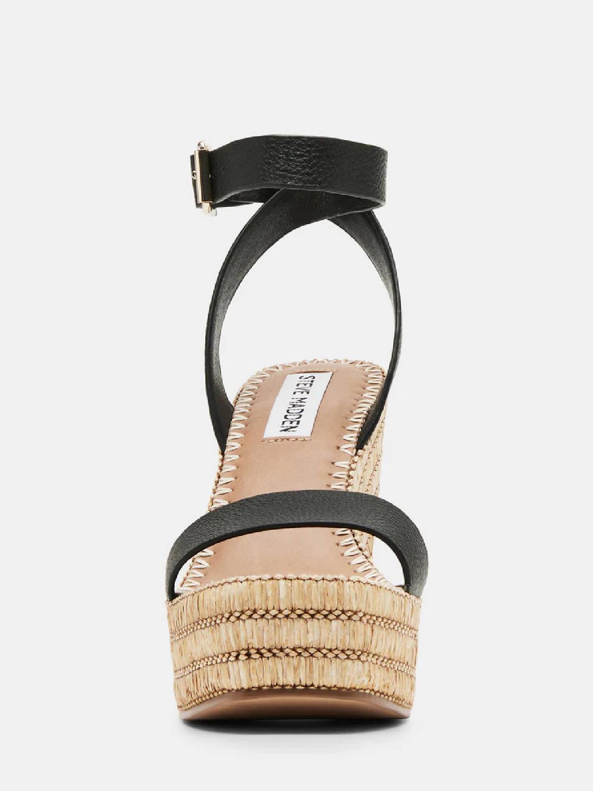 CASSIE BLACK WEDGE