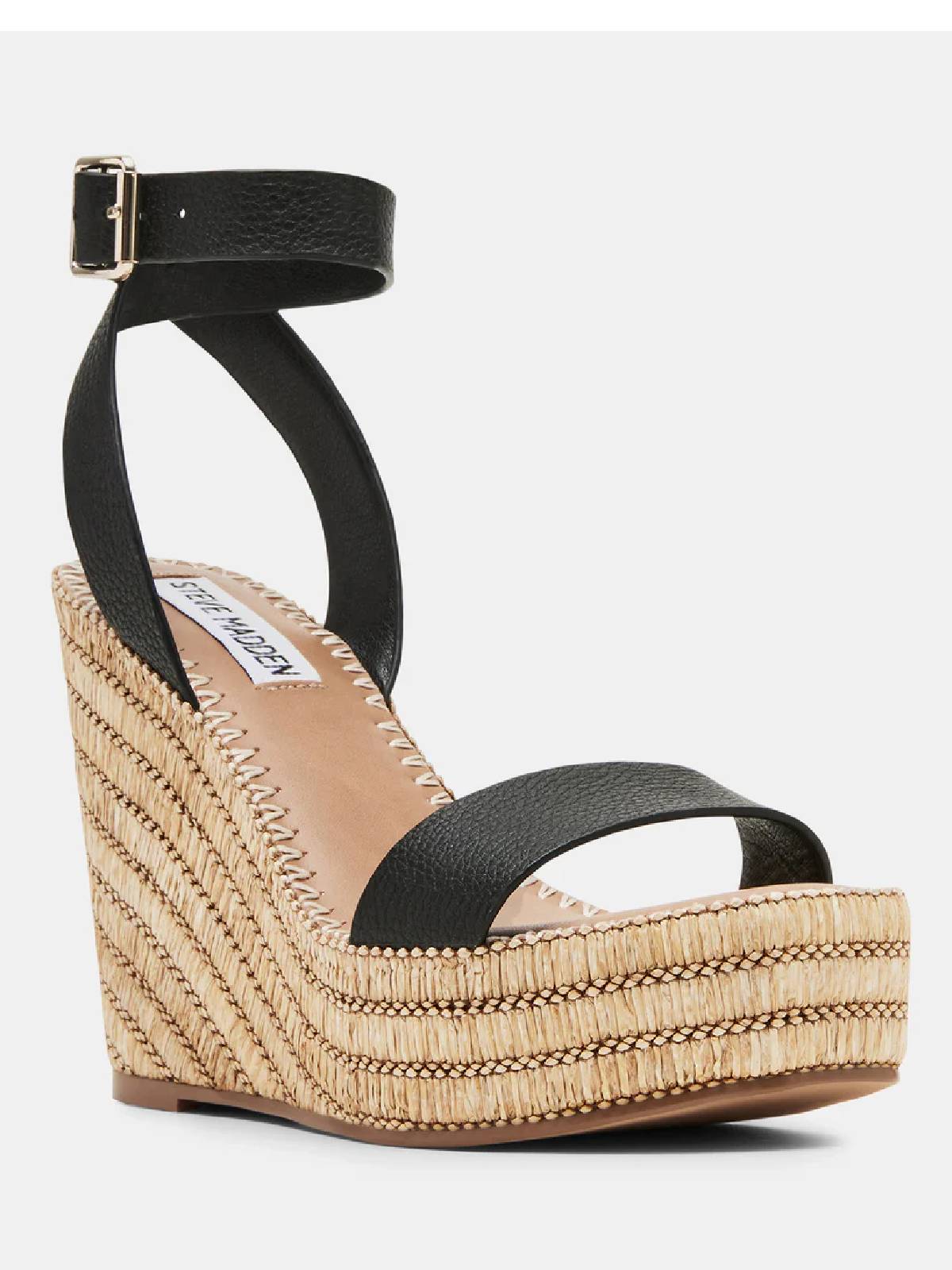 CASSIE BLACK WEDGE