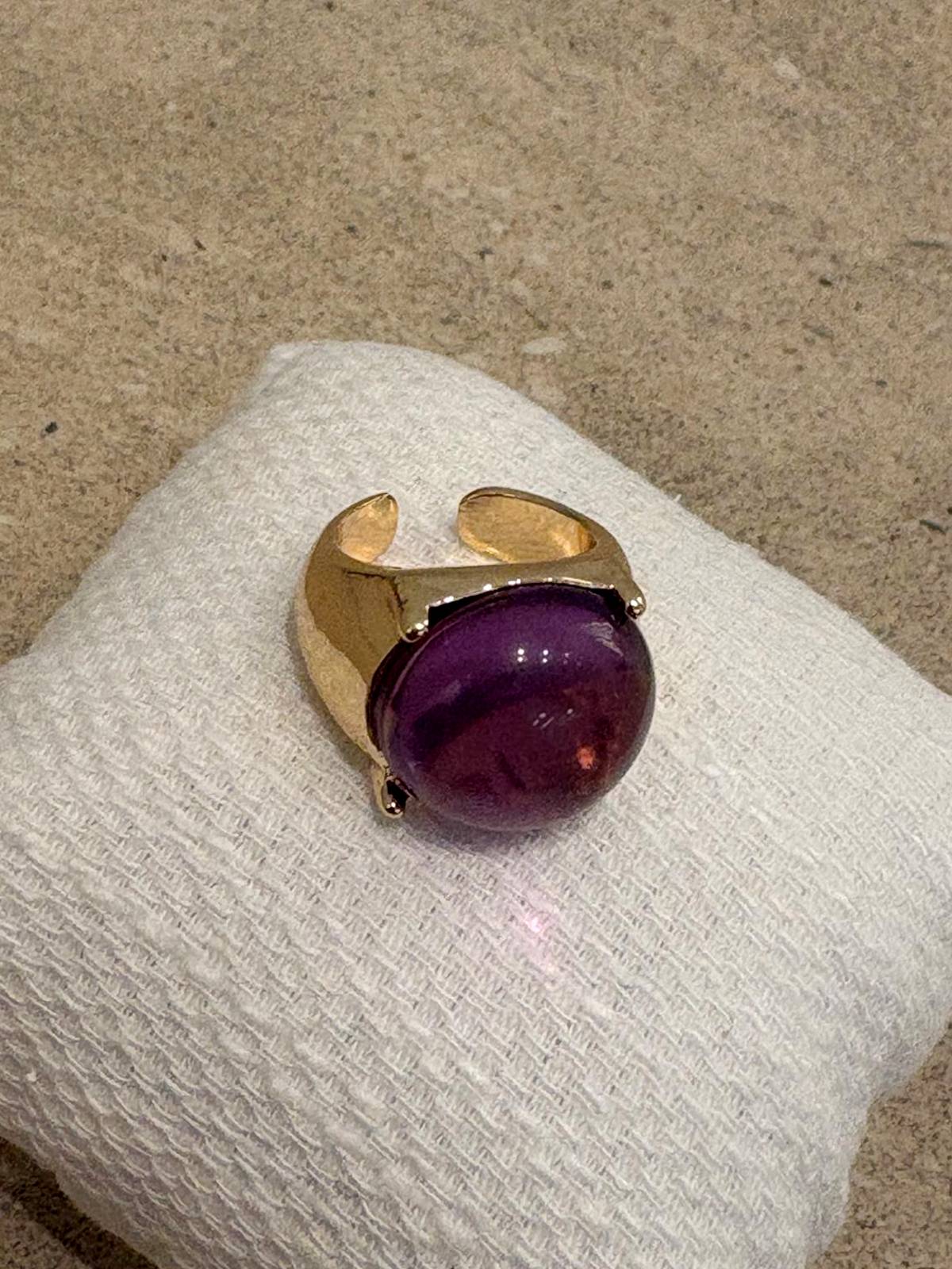 ANILLO GEMS MORADO