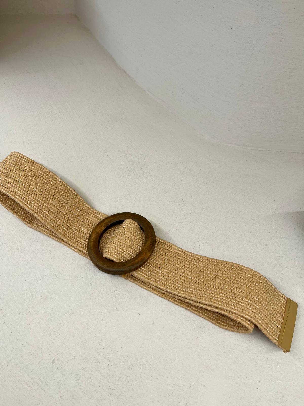 CINTURÓN HEBILLA MADERA