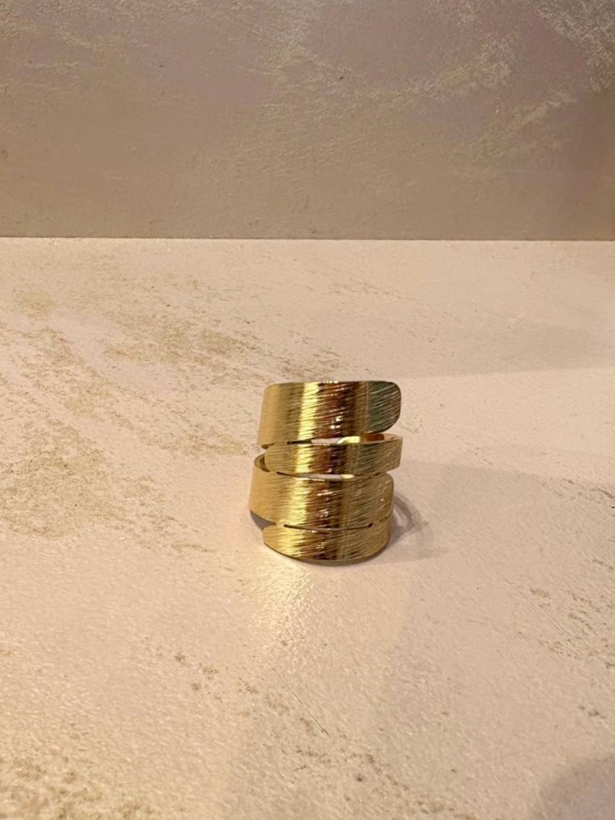 GOLD SCREEN PRINTED RING
