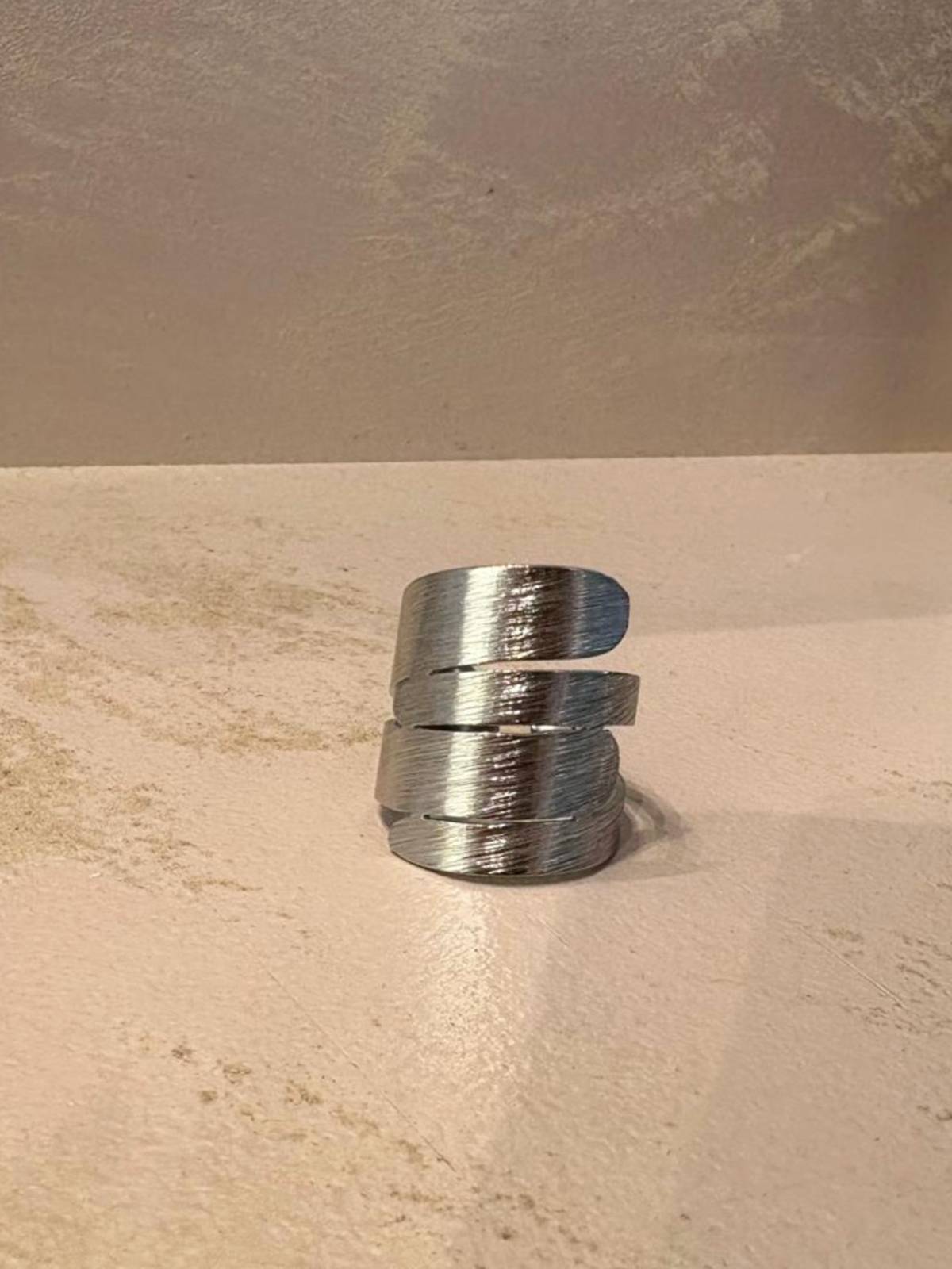 SILVER SCREEN PRINT RING
