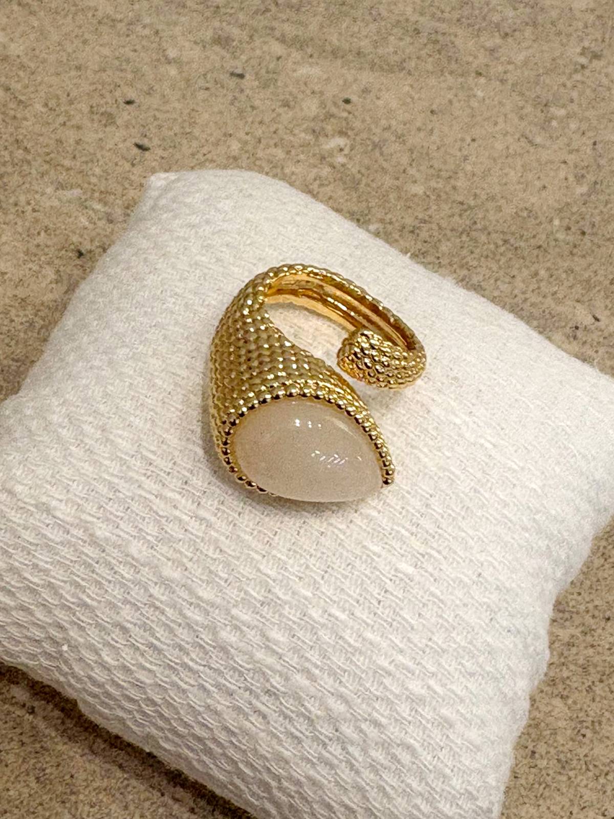 ANILLO SERPS BEIGE